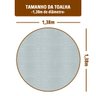 Toalha Mesa Térmica Soft Cz Impermeável Pvc 4 Lugar Redonda - 6