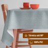 Toalha Mesa Térmica Soft Cz Impermeável Pvc 4 Lugar Redonda - 3