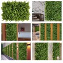 Ver imagem 7 de 19 Tapete Verde Artificial Premium para Parede 3D Jardim Vertical e Muro Decorativo