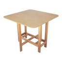 Ver imagem 2 de Mesa Prática Dobrável Mel/sinamão Rustica, Bar Cozinha Lazer