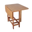 Ver imagem 3 de Mesa Prática Dobrável Mel/sinamão Rustica, Bar Cozinha Lazer