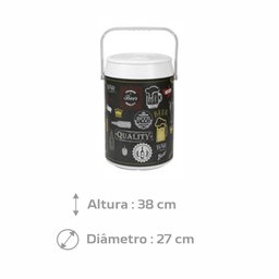 Cooler Térmico Empório da Cerveja para 16 Latas Anabell - 3