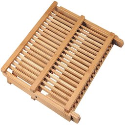 Escorredor de Louça Dobrável Bambu - 3