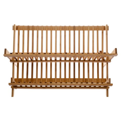 Escorredor de Louça Dobrável Bambu