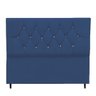 Cabeceira Cama Box Estofada Solteiro 90 Cm Suede Anitta:azul Marinho - 2