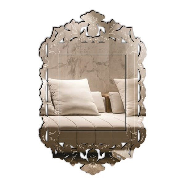 Espelho Decorativo Veneziano Ddek Sala 45x60 3883 - 1
