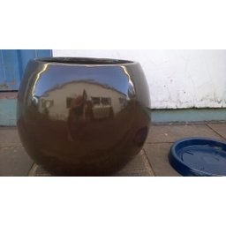 Vaso decorativo em fibra de vidro - Oval Maior - - 3