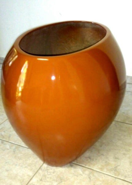 Vaso decorativo em fibra de vidro - Vaso Garbos - 3