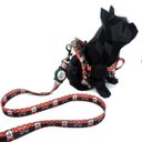 Ver imagem 3 de Conjunto Coleira, Peitoral Guia e Cinto para Cachorro - Tamanho Pequeno - Modelo Minnie