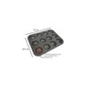 Assadeira Forma Antiaderente Cupcake Bolinho 12 Cavidades - 1