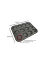 Ver imagem 1 de Assadeira Forma Antiaderente Cupcake Bolinho 12 Cavidades