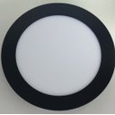Ver imagem 1 de PAINEL REDONDO EMBUTIDO COR PRETA LED 12W LUZ MORNA 3000K - BLUMENAU