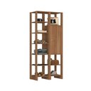 Ver imagem 1 de Estante Closet Yes 80cm com 1 Porta e 9 Nichos - Montana
