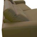 Ver imagem 7 de Sofá 3 Lugares Rettrátil Reclinável Elétrico 254cm Mazi L06 Couro Verde Musgo - Lyam Decor