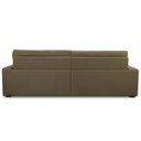 Ver imagem 4 de Sofá 3 Lugares Rettrátil Reclinável Elétrico 254cm Mazi L06 Couro Verde Musgo - Lyam Decor