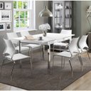 Ver imagem 1 de Conjunto de Mesa de Jantar Extensível e 6 Cadeiras Júnior Espresso Móveis
