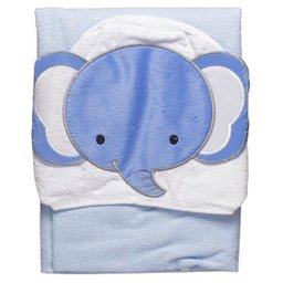 Toalha felpuda azul - Elefante - Papi - 1