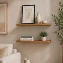 Ver imagem 1 de Kit de 2 Prateleiras 80cm MDF Freijó - On Móveis