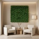 Ver imagem 2 de 2 Painéis Artificiais Ultrarrealista com Folhagens Mistas Linha Premium para Decoração Parede 60cm