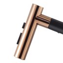 Ver imagem 3 de Torneira Misturador Monocomando Higold Piniz 980128 De Bancada Preto/Rose Gold