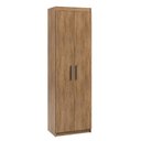 Ver imagem 1 de Armário Multiuso Estreito Slim 2 Portas com Prateleiras para Lavanderia Cozinha e Área de Serviço Or