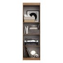 Ver imagem 3 de Armário Multiuso Estreito Slim 2 Portas com Prateleiras para Lavanderia Cozinha e Área de Serviço Or