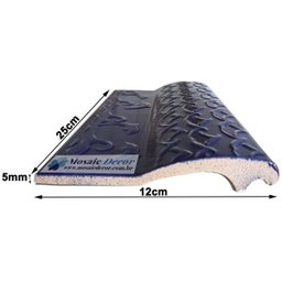 Kit 10 Bordas de Piscina de Cerâmica Sithal Bege 12x25 - 2