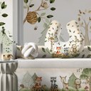 Ver imagem 2 de Almofada Amamentar Travesseiro Bosque Safari Kit Berço Am374