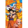 Toalha de Banho Felpuda Dragon Ball Infantil Laranja MD1 - 2