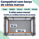 Ver imagem 4 de Colchão para Berço Desmontável Chiqueirinho 100x70 Impermeável D18 Antiácaros