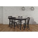 Ver imagem 1 de Conjunto Mesa França 160x80 com 4 Cadeiras - Tabaco - Btb Móveis