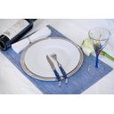 Ver imagem 5 de Conju. 6 Garfos Laguiole Luxo em Bandeja de Madeira Azul