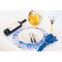 Ver imagem 3 de Conju. 6 Garfos Laguiole Luxo em Bandeja de Madeira Azul