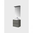 Ver imagem 7 de Gabinete para Banheiro com Cuba e Espelheira com Led 60cm Mdf Verde Dubai - On Móveis
