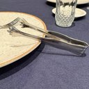 Ver imagem 3 de Pegador de Carne Inox Pequeno 16cm Churrascaria Frios Gelo Rodizio Mini Pinça com Garra