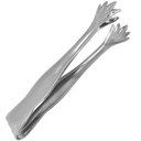 Ver imagem 1 de Pegador de Carne Inox Pequeno 16cm Churrascaria Frios Gelo Rodizio Mini Pinça com Garra