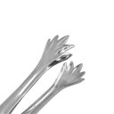 Ver imagem 4 de Pegador de Carne Inox Pequeno 16cm Churrascaria Frios Gelo Rodizio Mini Pinça com Garra