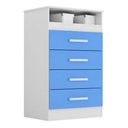Cômoda Infantil com 4 Gavetas Jessica 100% Mdf Flex - 2