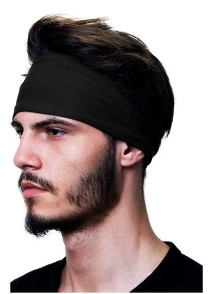 Headband Faixa De Cabelo Testa Bandana Proteção Uv Unissex - 1