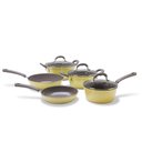 Ver imagem 1 de Conjunto de Panelas Select Pistache Ceramic Life 5 Peças Brinox