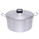 Ver imagem 1 de Panela Industrial Aluminio Grosso Panelão Baixo 10 Litros