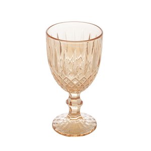 Conjunto 6 Taças de Água de Vidro Greek Âmbar 345ml - Wolff