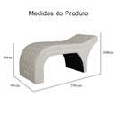 Ver imagem 7 de Maca Estofada Capitonê Corino Cores - DS Estofados - Bege