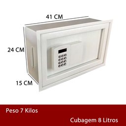 Cofre Eletrônico Digital - Embutir - RJ - 4