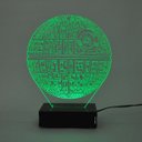 Ver imagem 2 de Abajur e Luminária Estrela da Morte de Acrílico com Led Verde