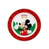 Kit Refeição Infantil Mickey Disney 4 Peças Pratos, Bandeja e Copo com Canudo - Tuut - 10