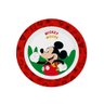 Kit Refeição Infantil Mickey Disney 4 Peças Pratos, Bandeja e Copo com Canudo - Tuut - 4