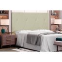 Ver imagem 2 de Cabeceira Aquilla Para Cama Box King 195 cm Corino Bege - D’Rossi