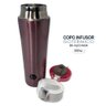 Garrafa Térmica Rosa Silicone Hermético Anti Vazamento - 4
