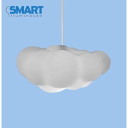 Luminária Pendente Nuvem Fluffy Quarto Infantil Decor Bebê - 4